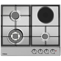 Hansa ploča za kuhanje  BHMI611302, komb., 3 plin + 1 struja, inox, gus